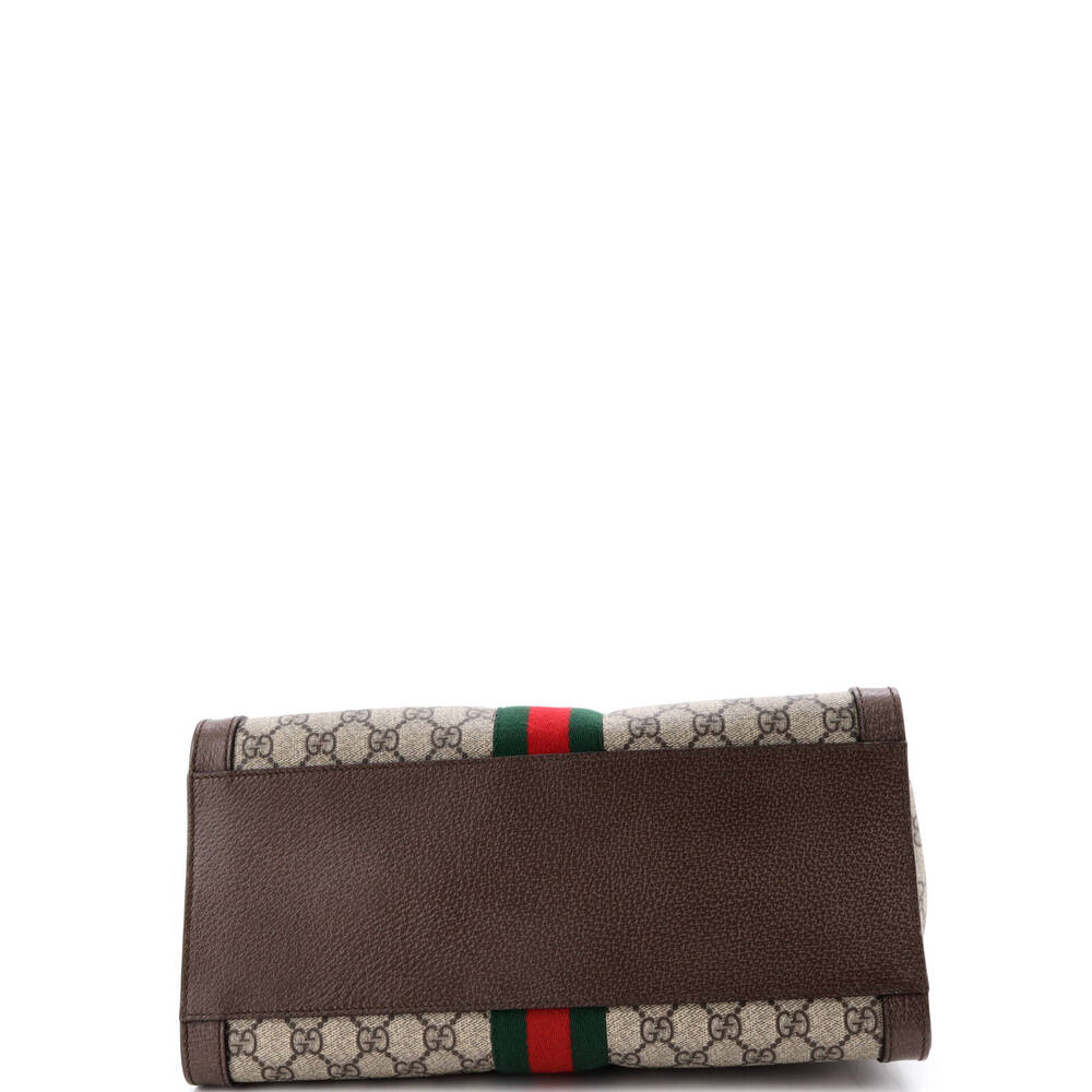 Gucci Ophidia Top Handle Tote Gg Coated #258653G11B - Picture 4 of 7